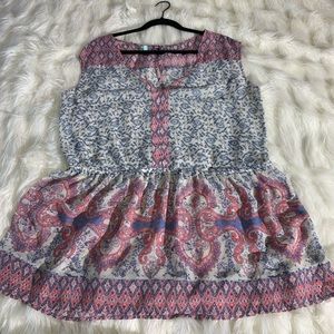 MAURICE’S BO-HO CHIC Baby Doll Blouse Size XL